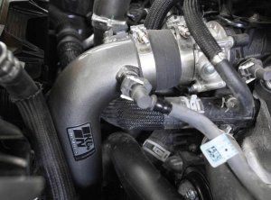 Ford F-150 Charge Pipe Kit - K&N Engineering - Free-Flowing Aluminum Tubes - Gunmetal Gray - `15-`22 Ford F-150 Charge Pipe Kit - K&N Engineering - Free-Flowing Aluminum Tubes - Gunmetal Gray - `15-`22